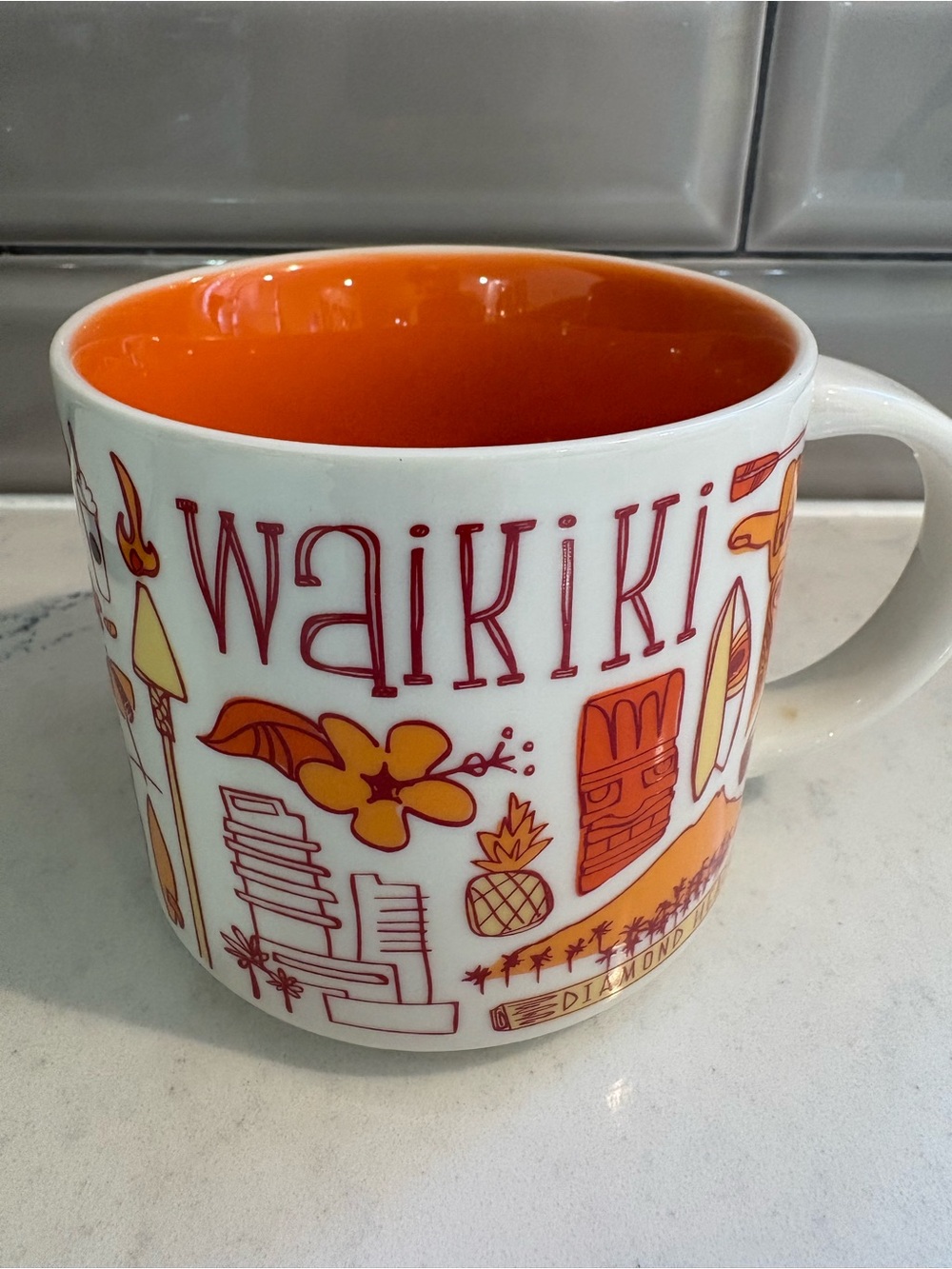 Starbucks Been There Series Waikiki Oahu Mug 2021 Coffee Tea Original New No Box